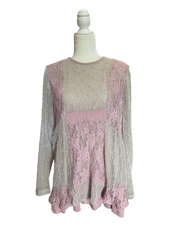 indigo soul Tops - Indigo Soul Womens Renaissance Lagenlook Boho Tunic Blouse